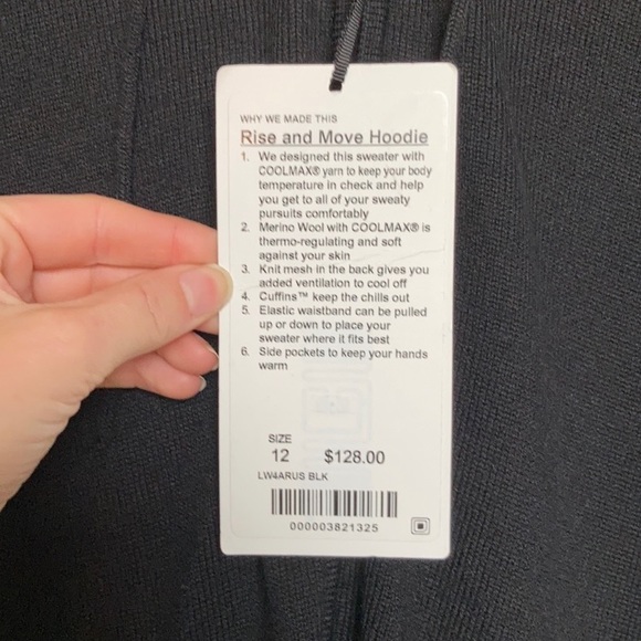 ✨SOLD✨ NWOT Lululemon Rise & Move Hoodie - Picture 12 of 12